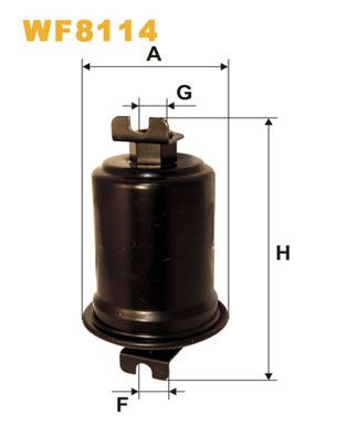 WIX FILTERS kuro filtras WF8114